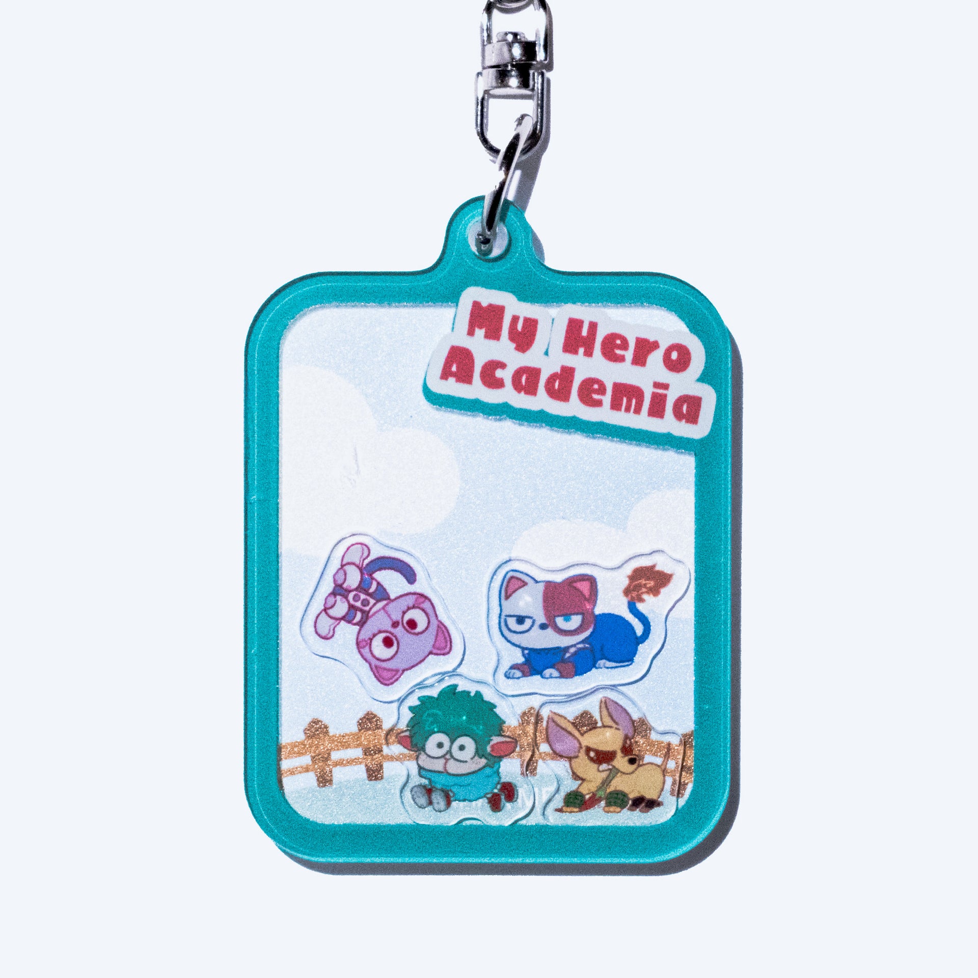 My Hero Academia Deku Baku Ocha Shoto Animal Acrylic Keychain