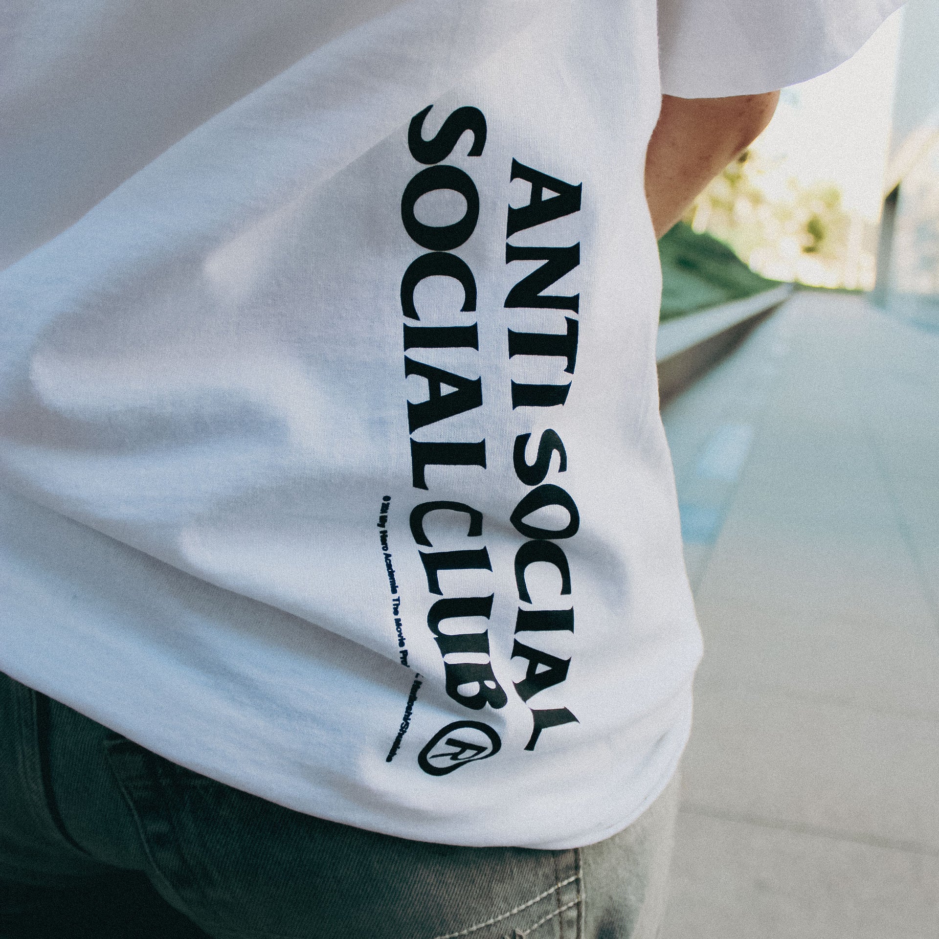 My Hero Academia x AntiSocialSocialClub Deku T-Shirt - White