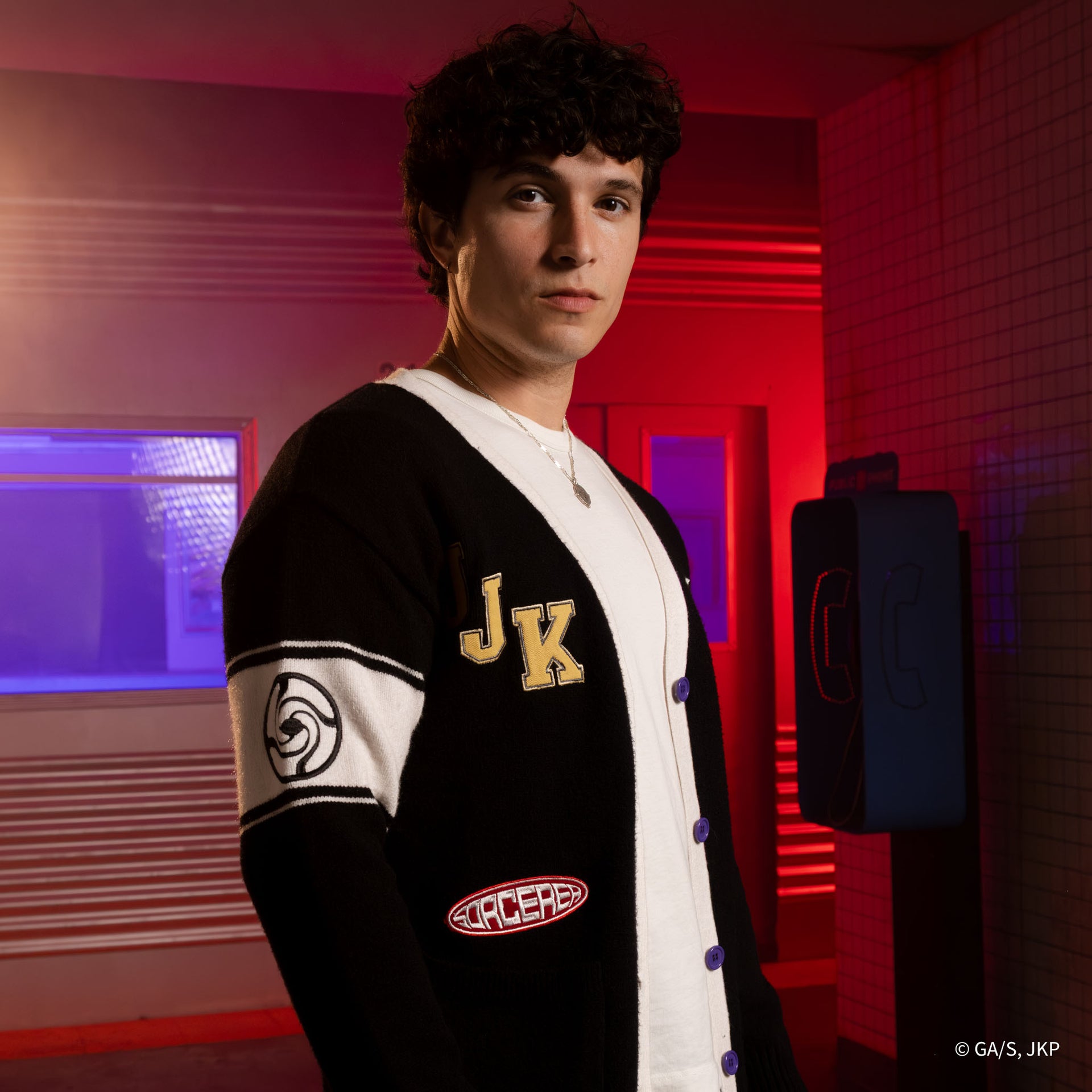 Jujutsu Kaisen Gojo Multi Patch Cardigan