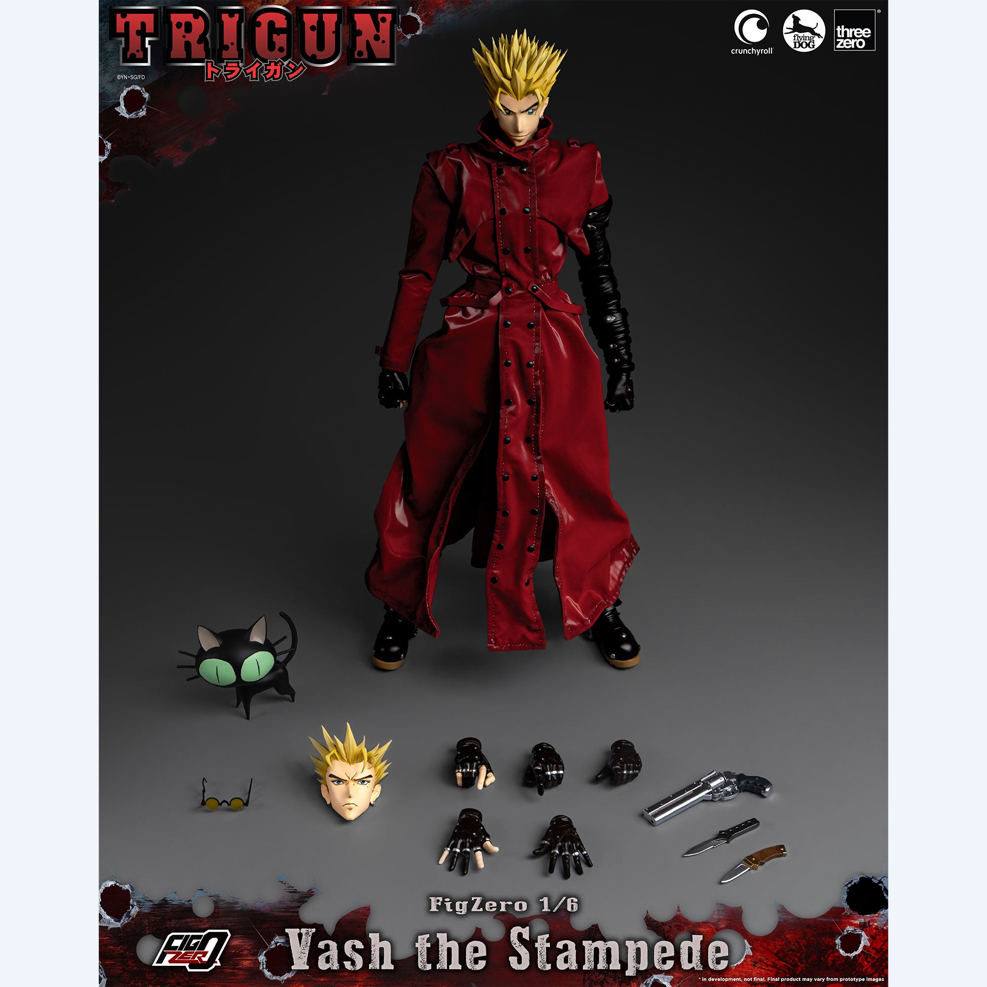 Trigun Stampede Vash the Stampede FigZero 1/6 Figure – TOHO