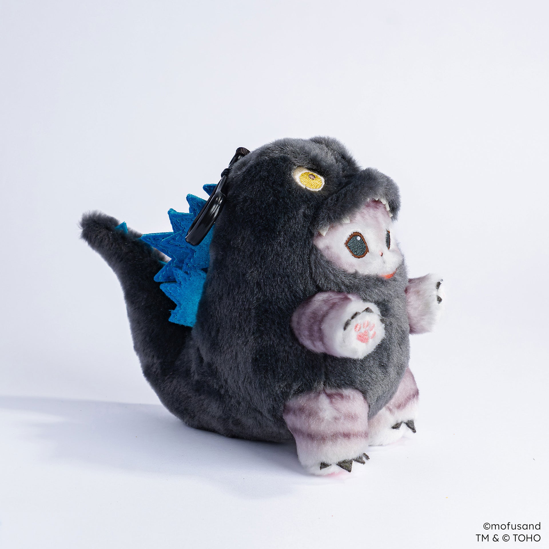Godzilla mofusand Plush Keychain