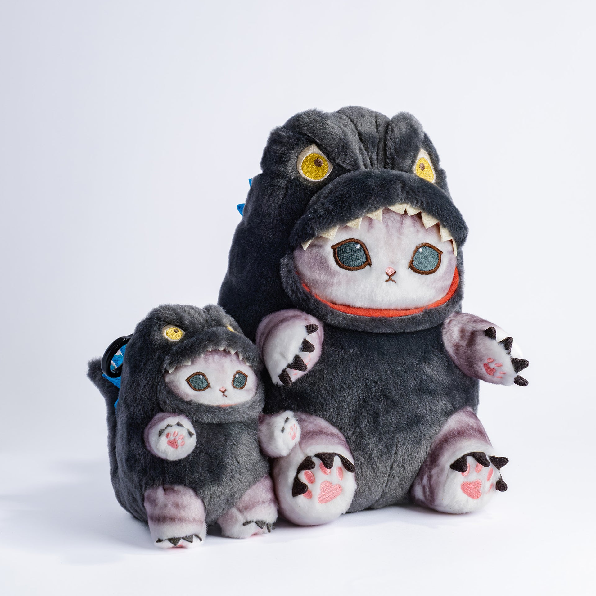 Godzilla mofusand Plush Keychain