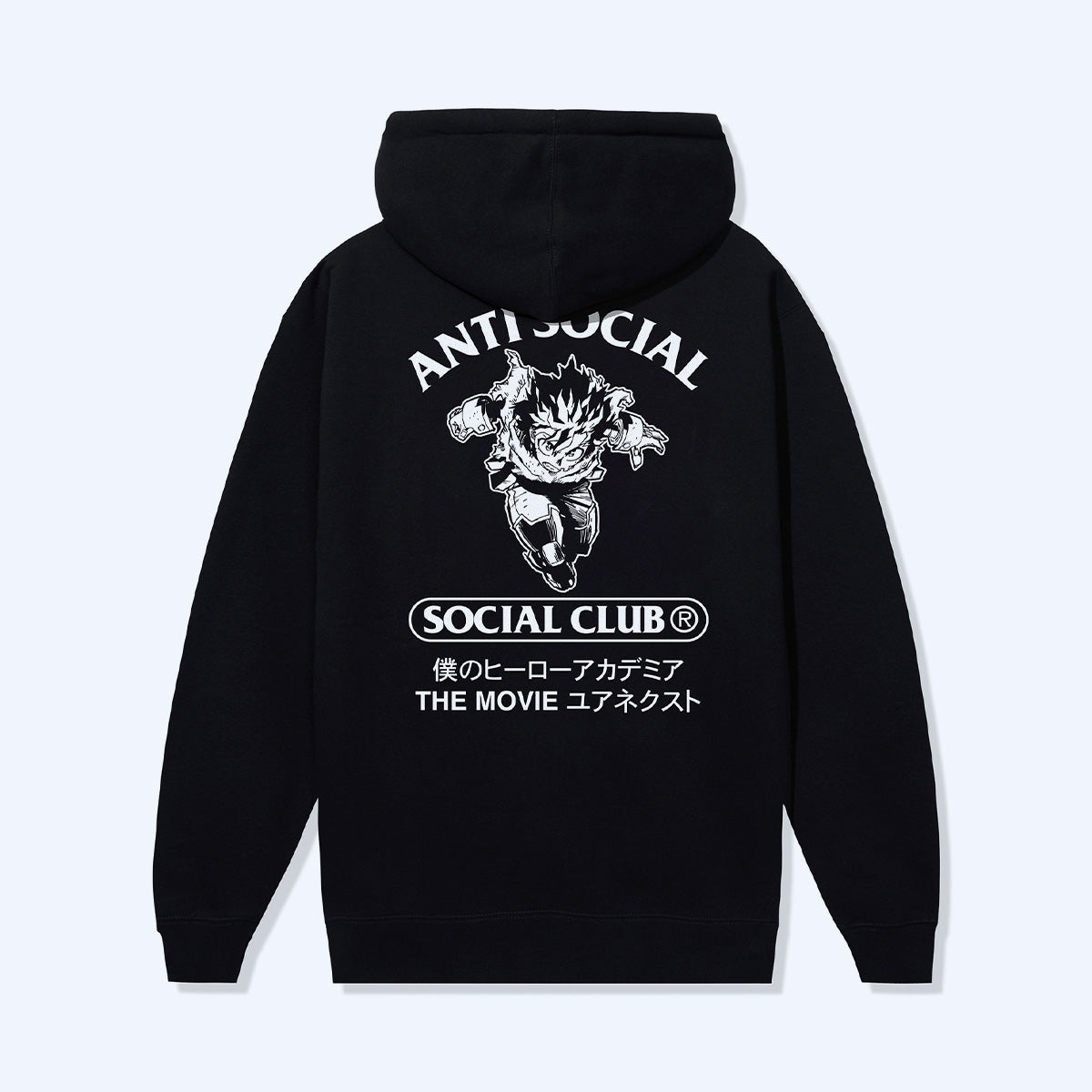 My Hero Academia x AntiSocialSocialClub Deku Hoodie - Black