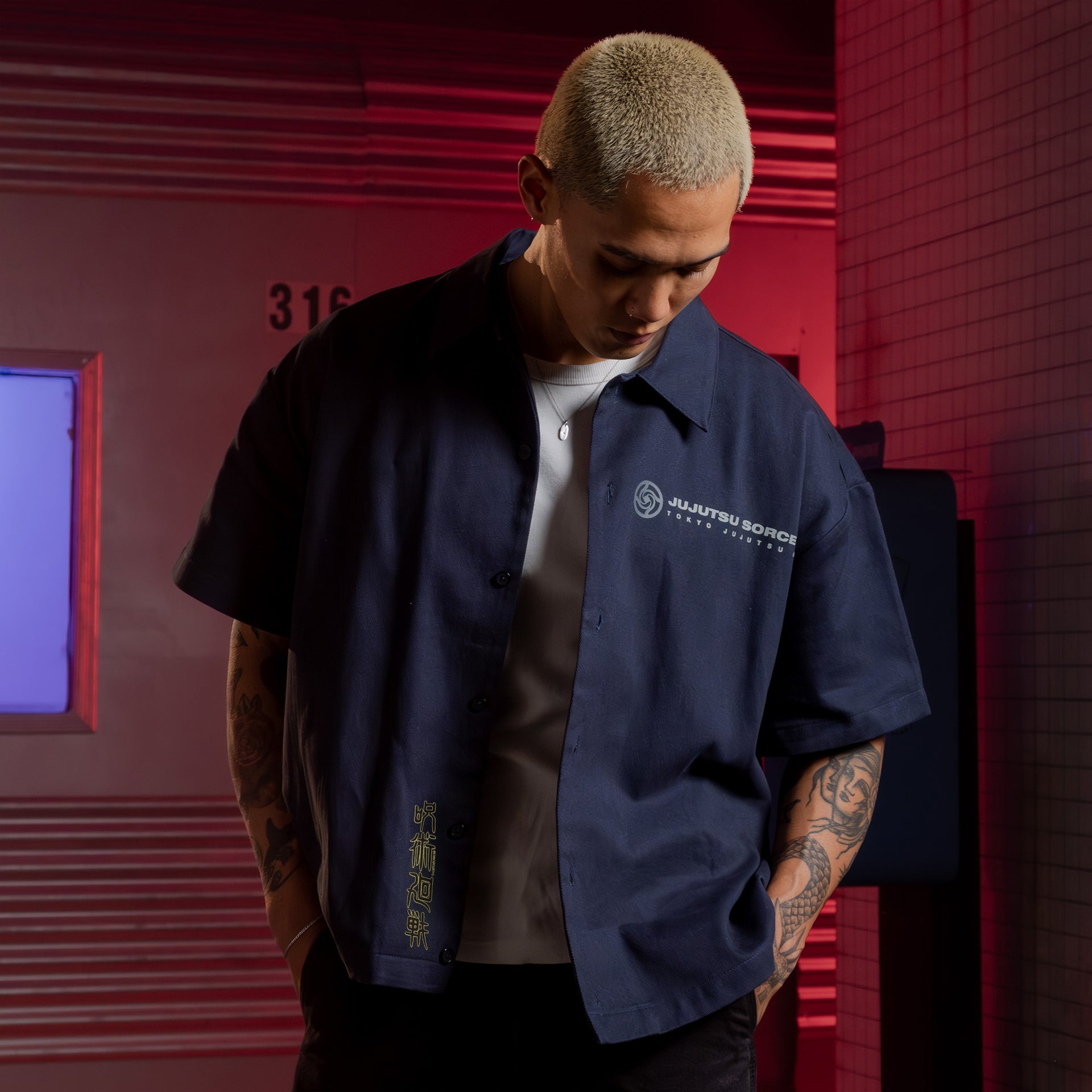 JUJUTSU KAISEN Tokyo Jujutsu High Navy Workshirt