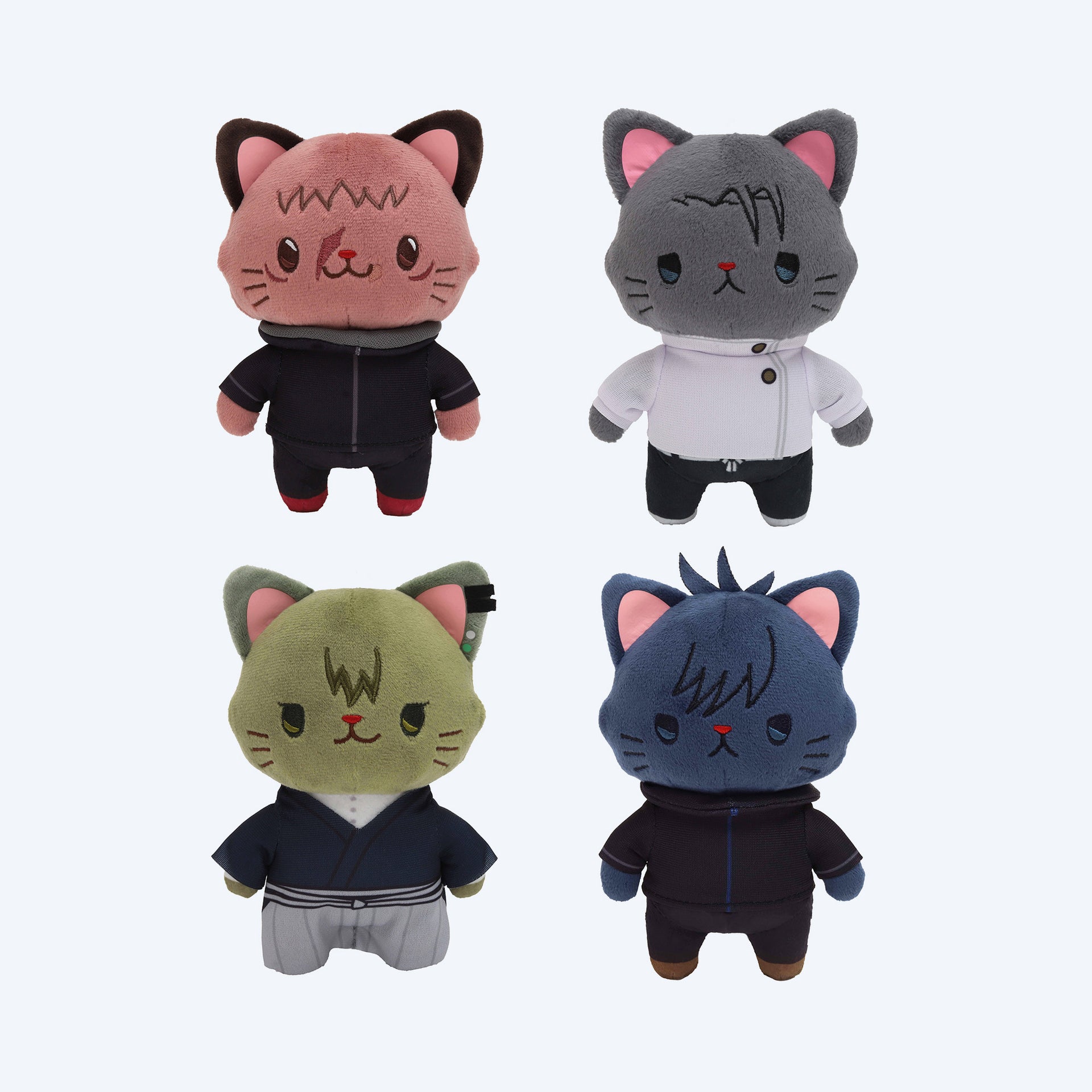JUJUTSU KAISEN Culling Game Cat Plush Keychain with Eye Mask Blind Box