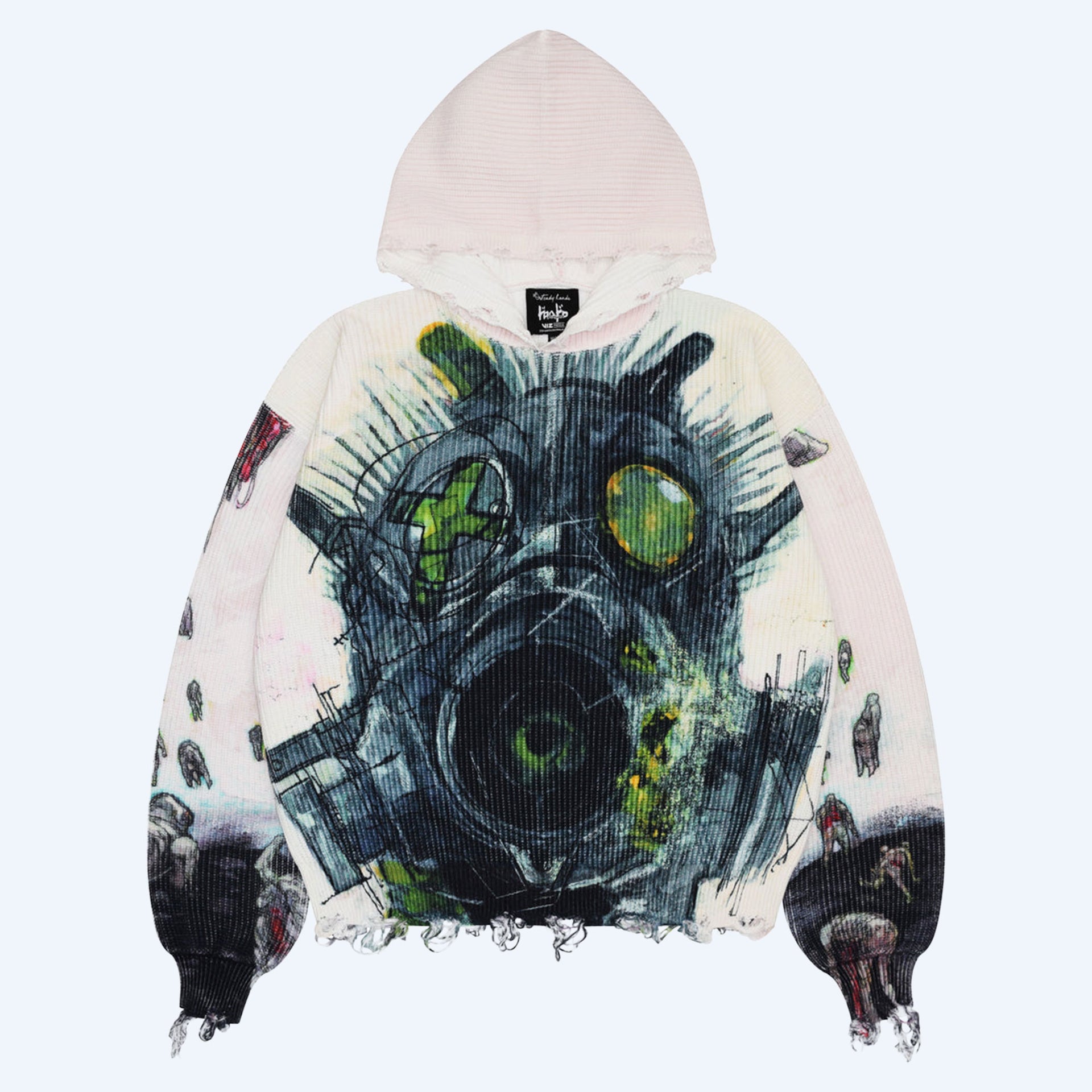 Dorohedoro Mud and Sludge Caiman Steady Hands Hoodie