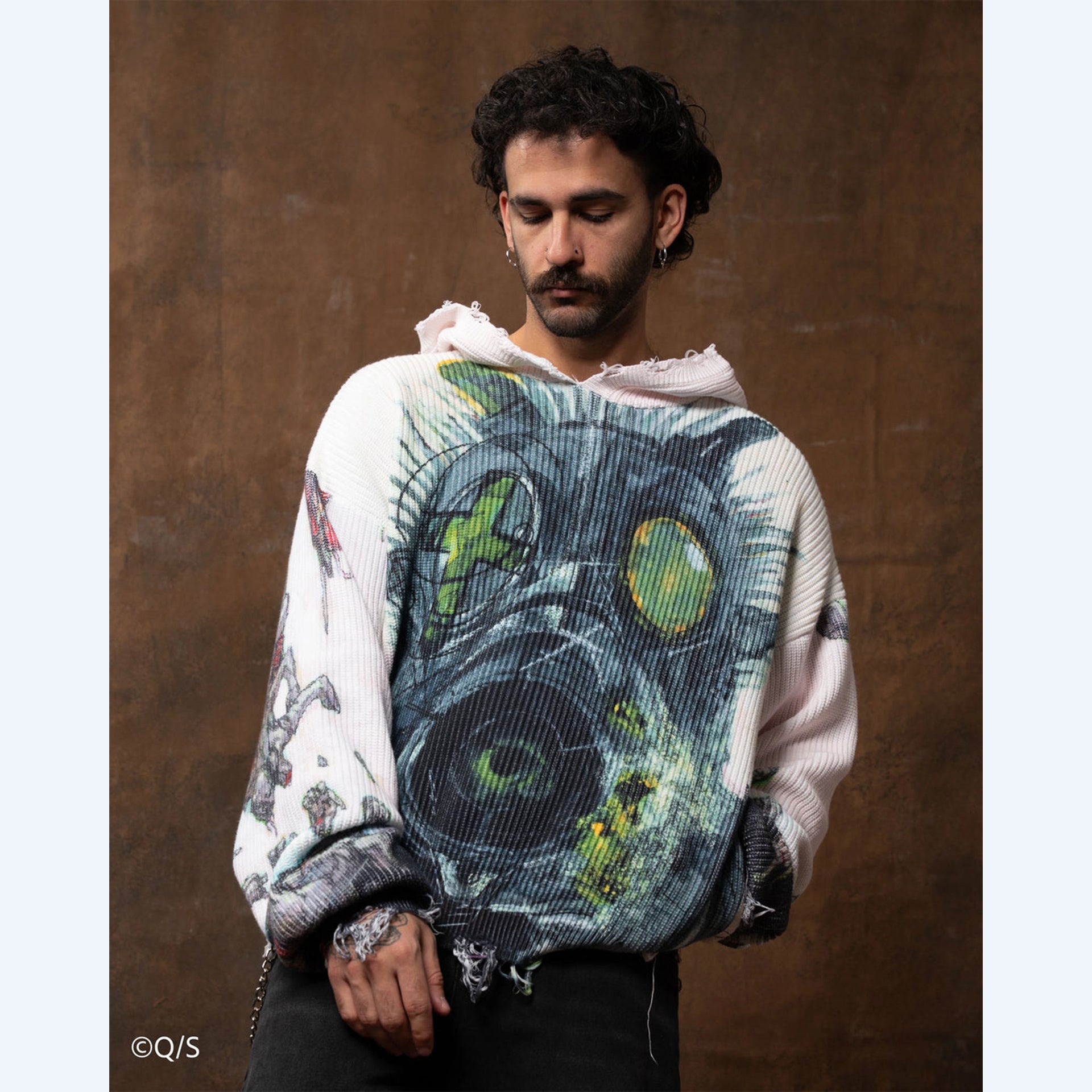 Dorohedoro Mud and Sludge Caiman Steady Hands Hoodie