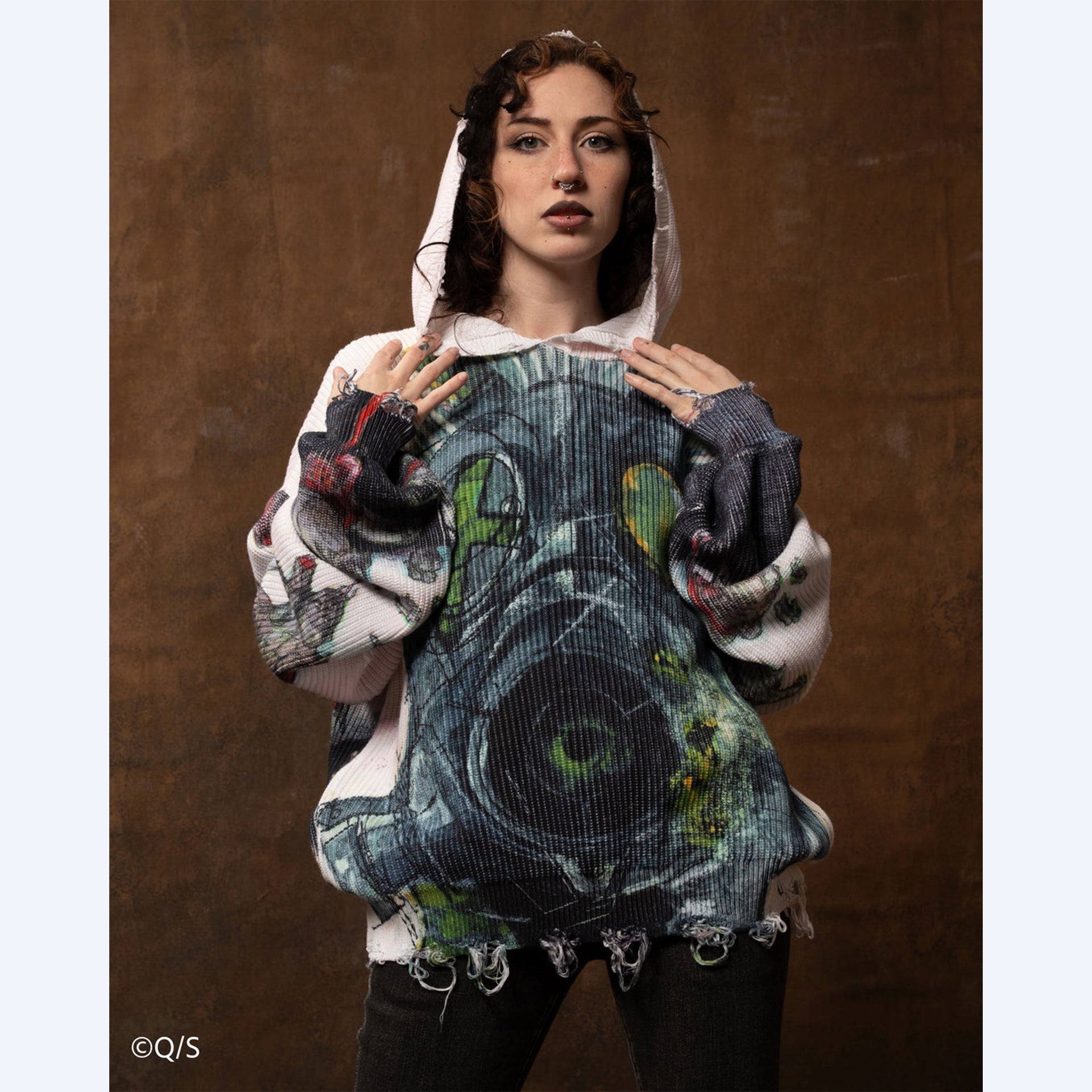 Dorohedoro Mud and Sludge Caiman Steady Hands Hoodie