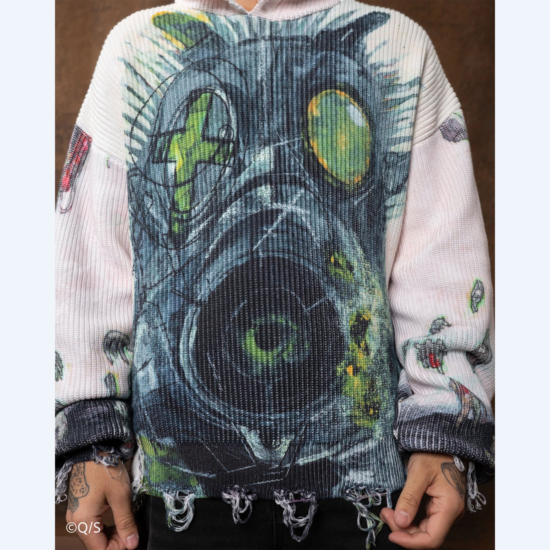 Dorohedoro Mud and Sludge Caiman Steady Hands Hoodie
