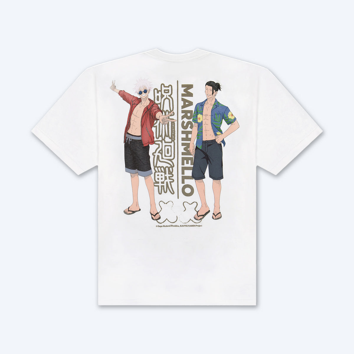 JUJUTSU KAISEN Marshmello Okinawa Meditation White T-Shirt