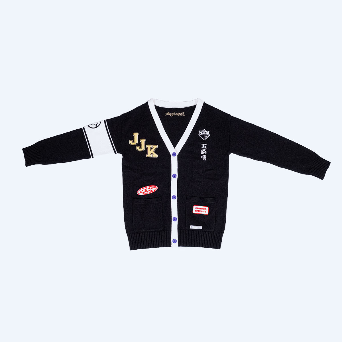 Jujutsu Kaisen Gojo Multi Patch Cardigan