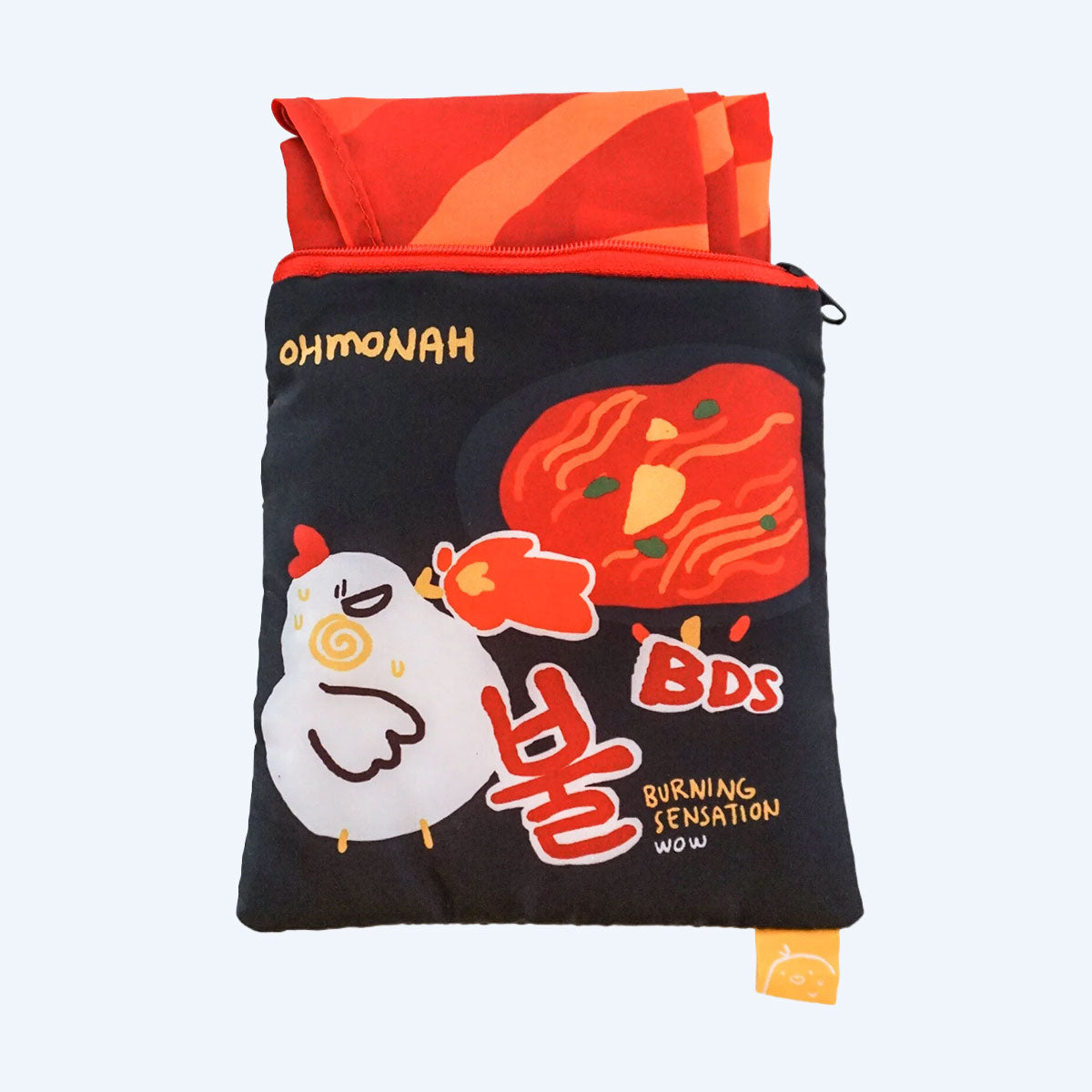 ohmonah Fire Noodles Reusable Shopper Bag