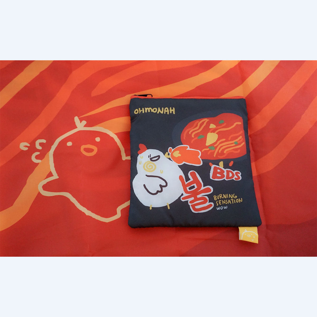 ohmonah Fire Noodles Reusable Shopper Bag