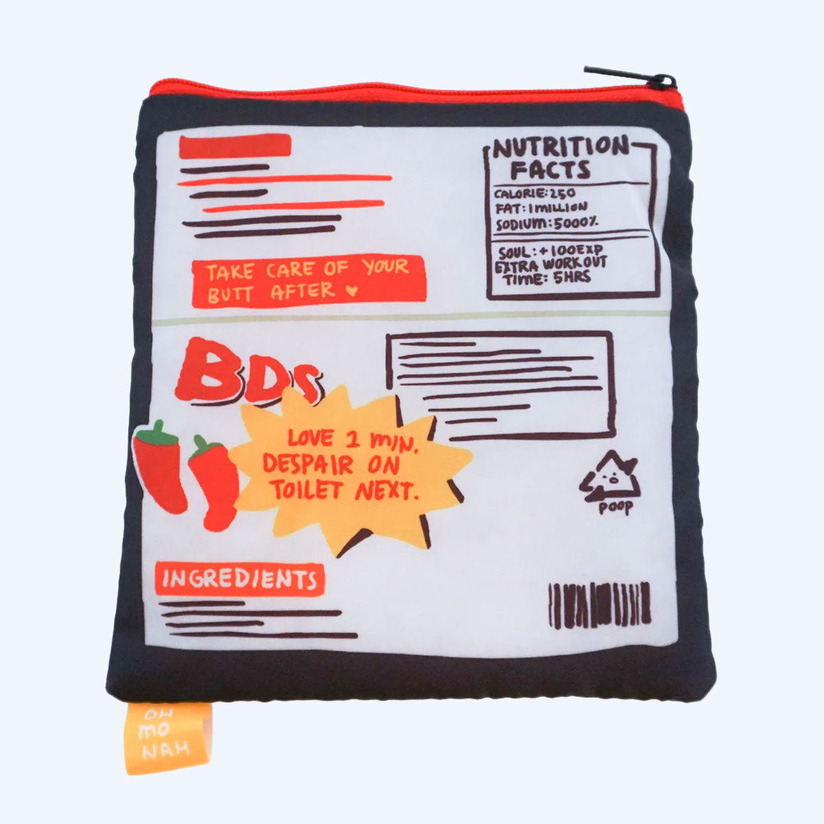 ohmonah Fire Noodles Reusable Shopper Bag