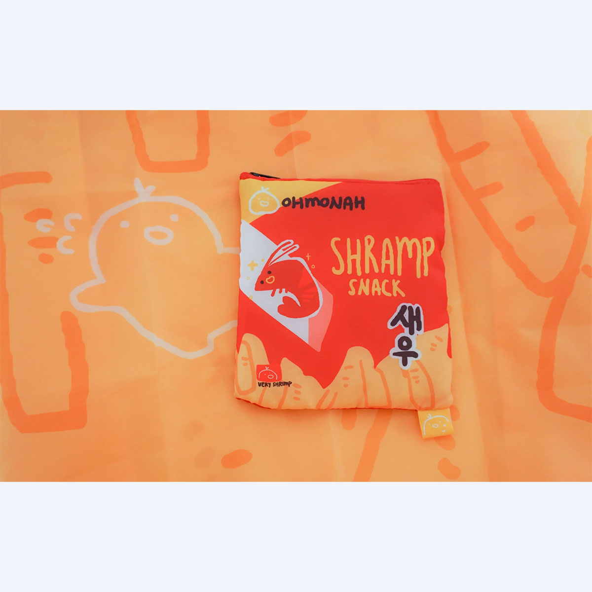 ohmonah Shrimp Cracker Reusable Shopper Bag