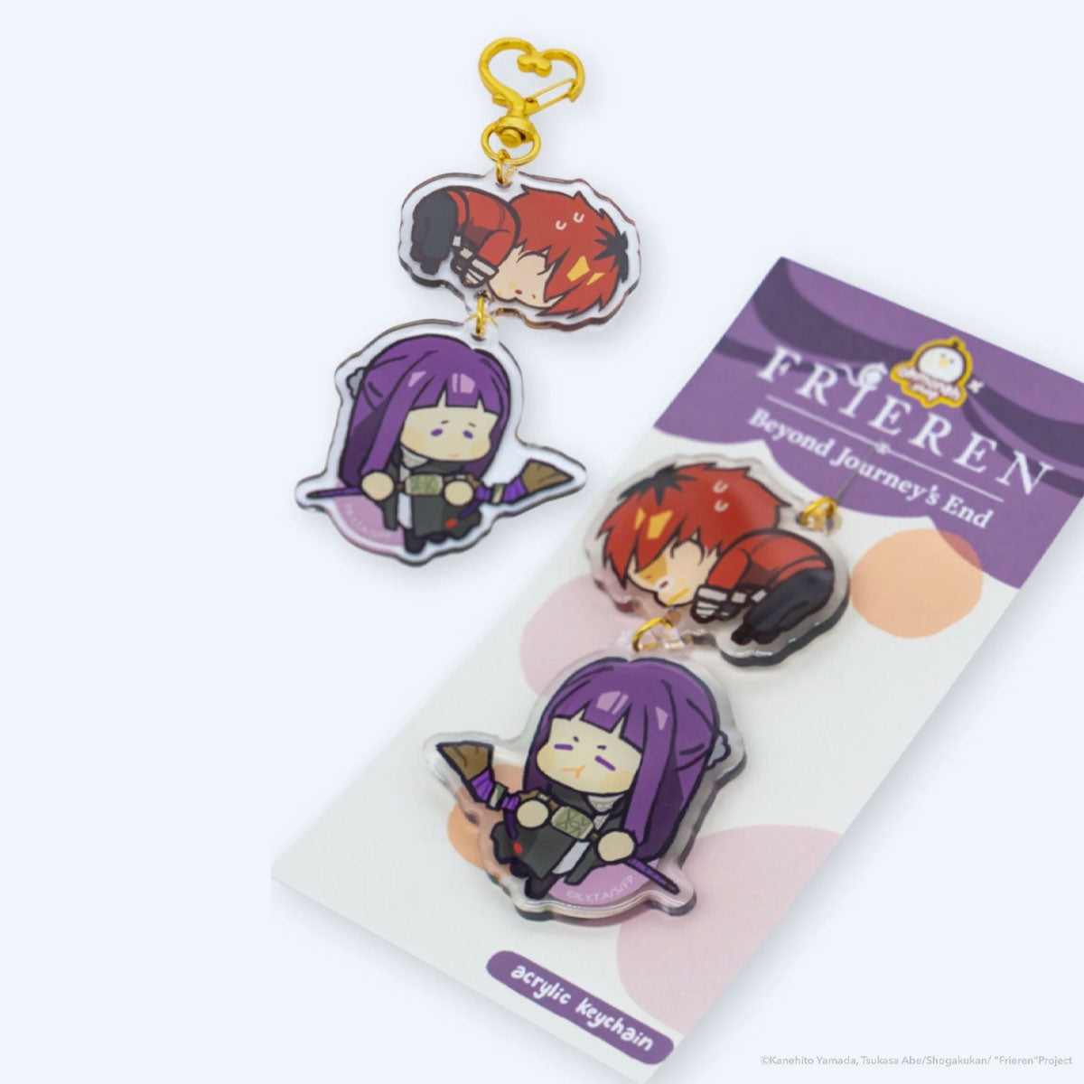 Frieren: Beyond Journey's End Fern and Stark ohmonah Keychain Set