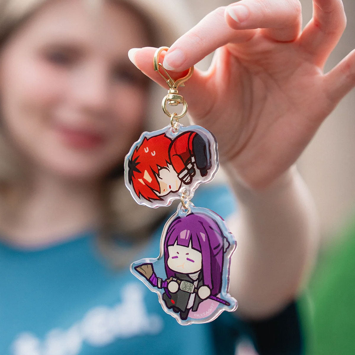 Frieren: Beyond Journey's End Fern and Stark ohmonah Keychain Set