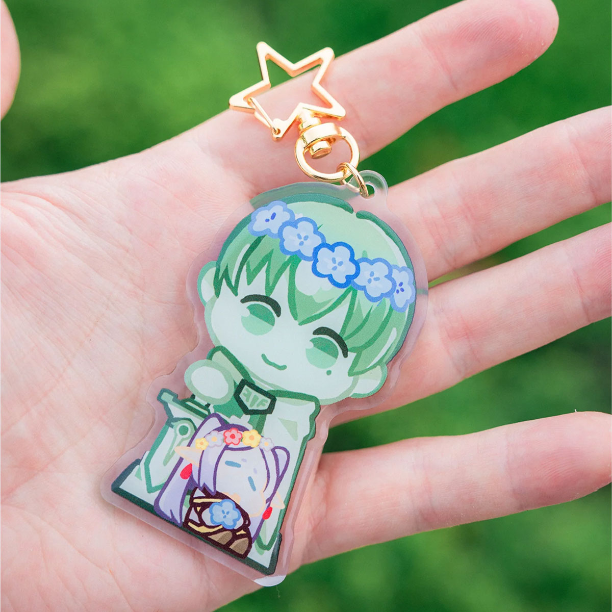 Frieren: Beyond Journey's End Himmel Statue ohmonah Keychain