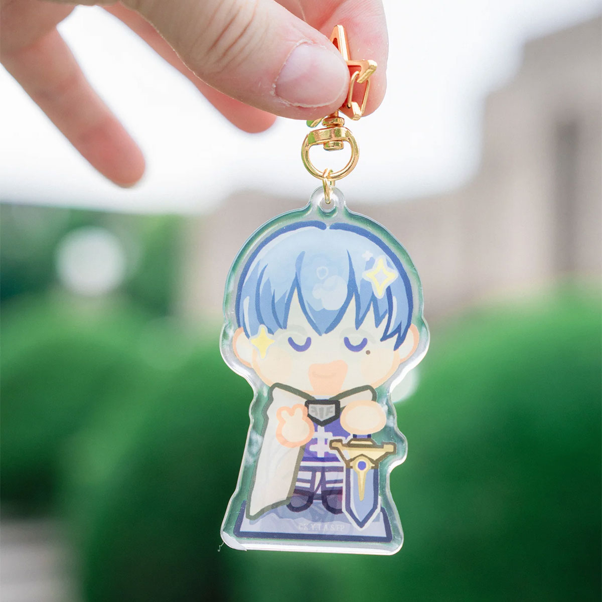 Frieren: Beyond Journey's End Himmel Statue ohmonah Keychain