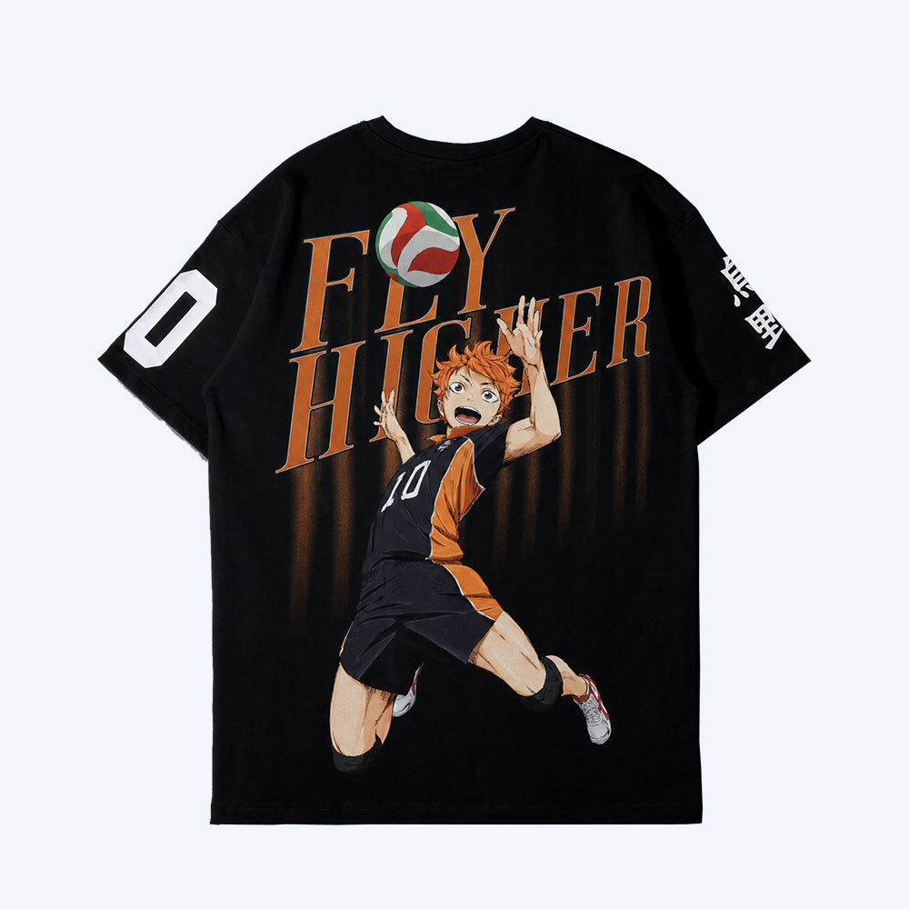 Haikyu!! Shoyo Hinata High Flyer Village Hidden in Iron Tee