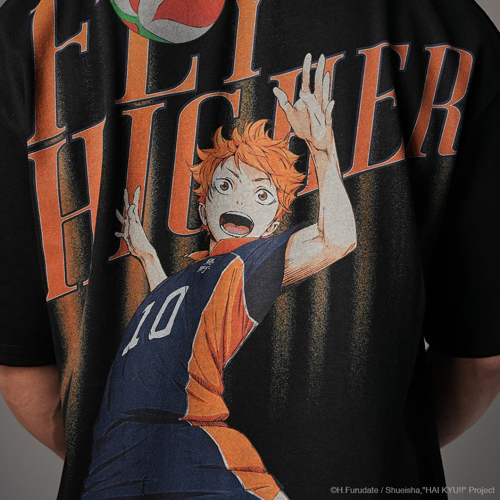 Haikyu!! Shoyo Hinata High Flyer Village Hidden in Iron Tee