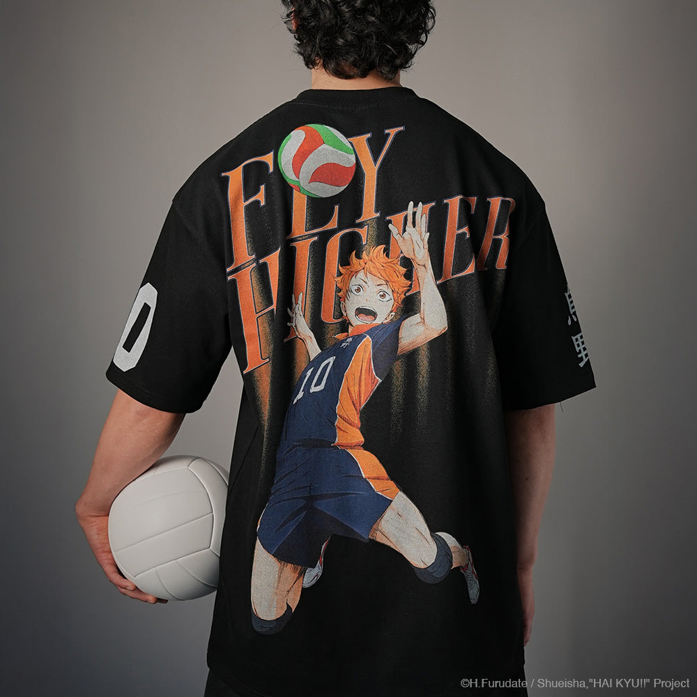 Haikyu!! Shoyo Hinata High Flyer Village Hidden in Iron Tee