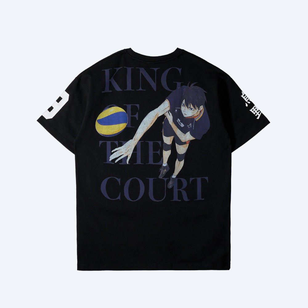 Haikyu!! Tobio Kageyama King of the Court Village Hidden in Iron Tee