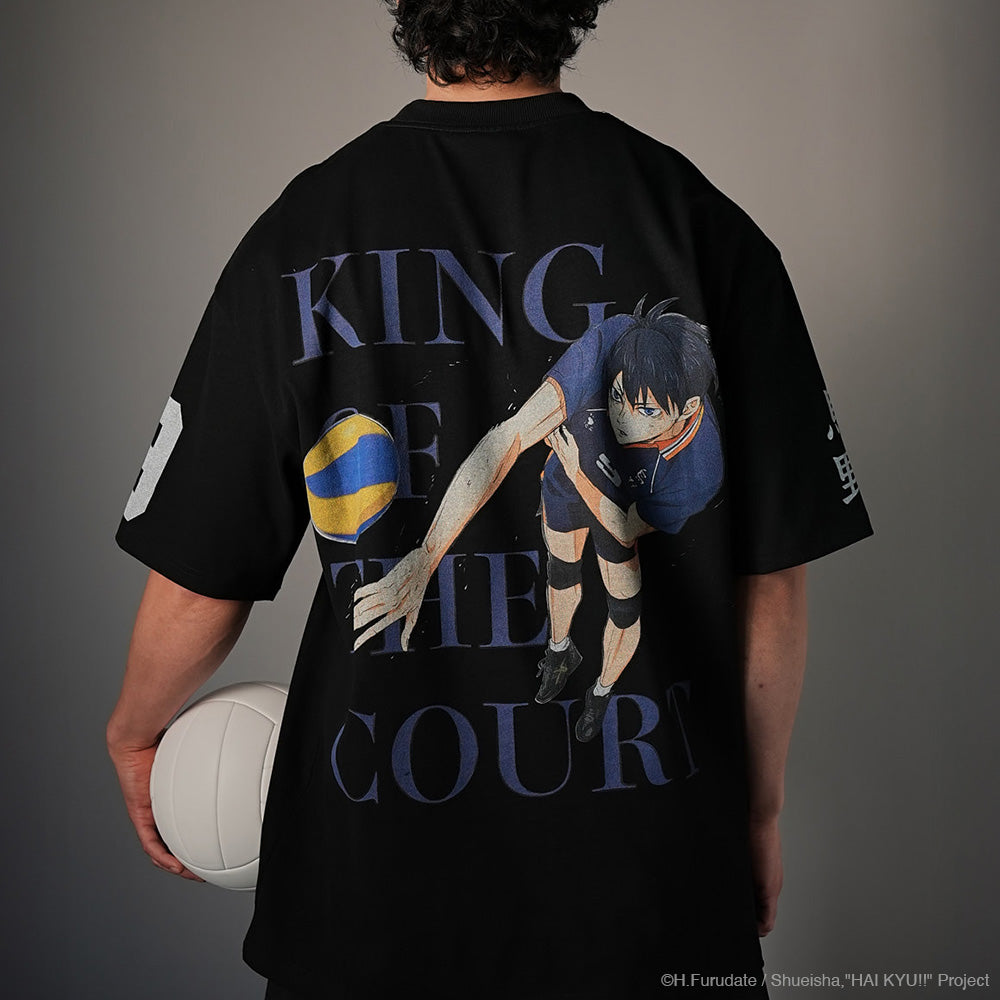 Haikyu!! Tobio Kageyama King of the Court Village Hidden in Iron Tee