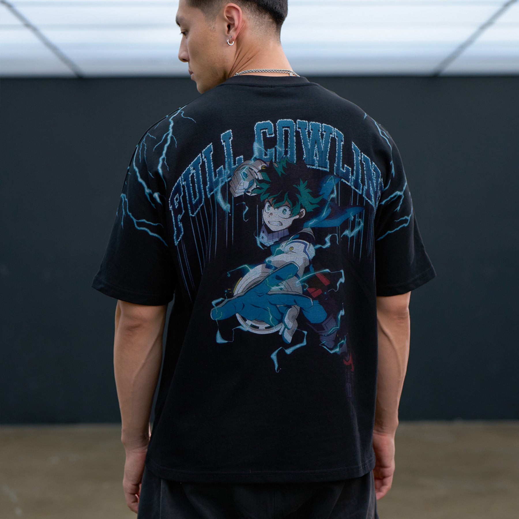 My Hero Academia Izuku Midoriya Full Cowling Village Hidden in Iron Tee