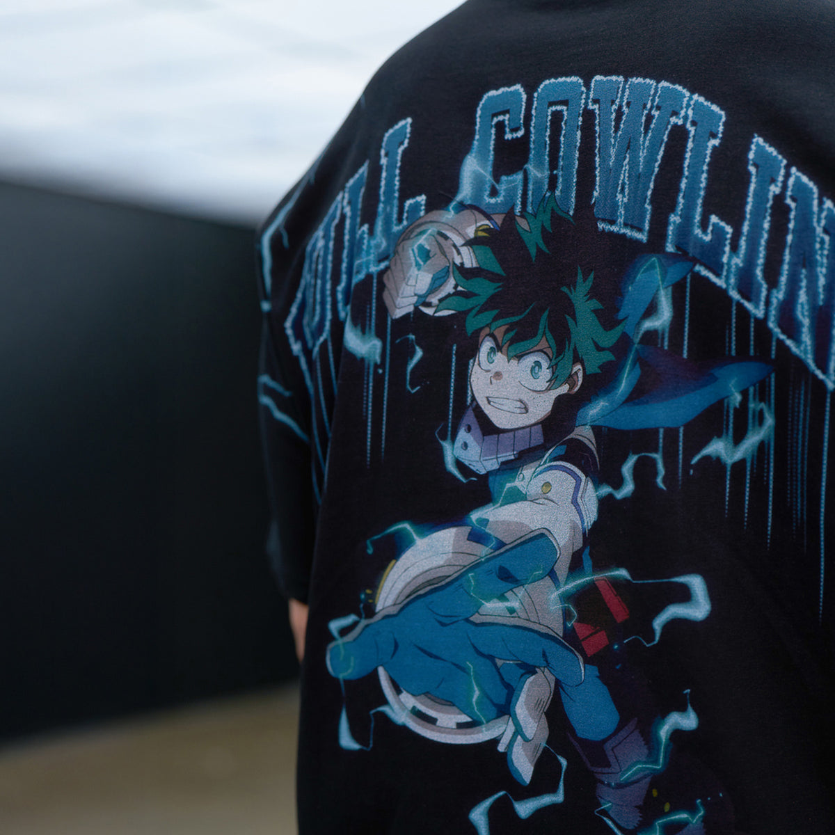 My Hero Academia Izuku Midoriya Full Cowling Village Hidden in Iron Tee