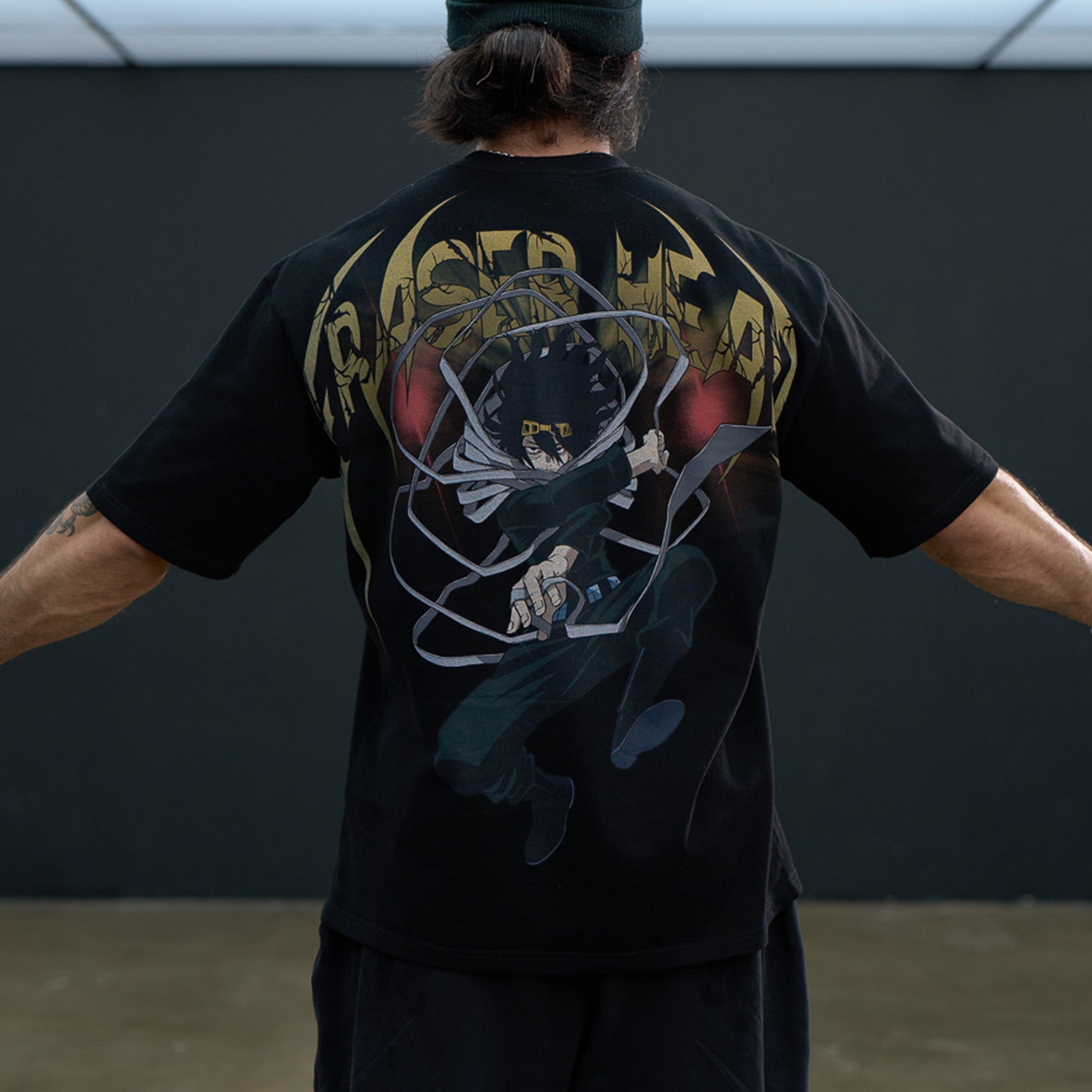 My Hero Academia Shota Aizawa Eraser Head Village Hidden in Iron Tee