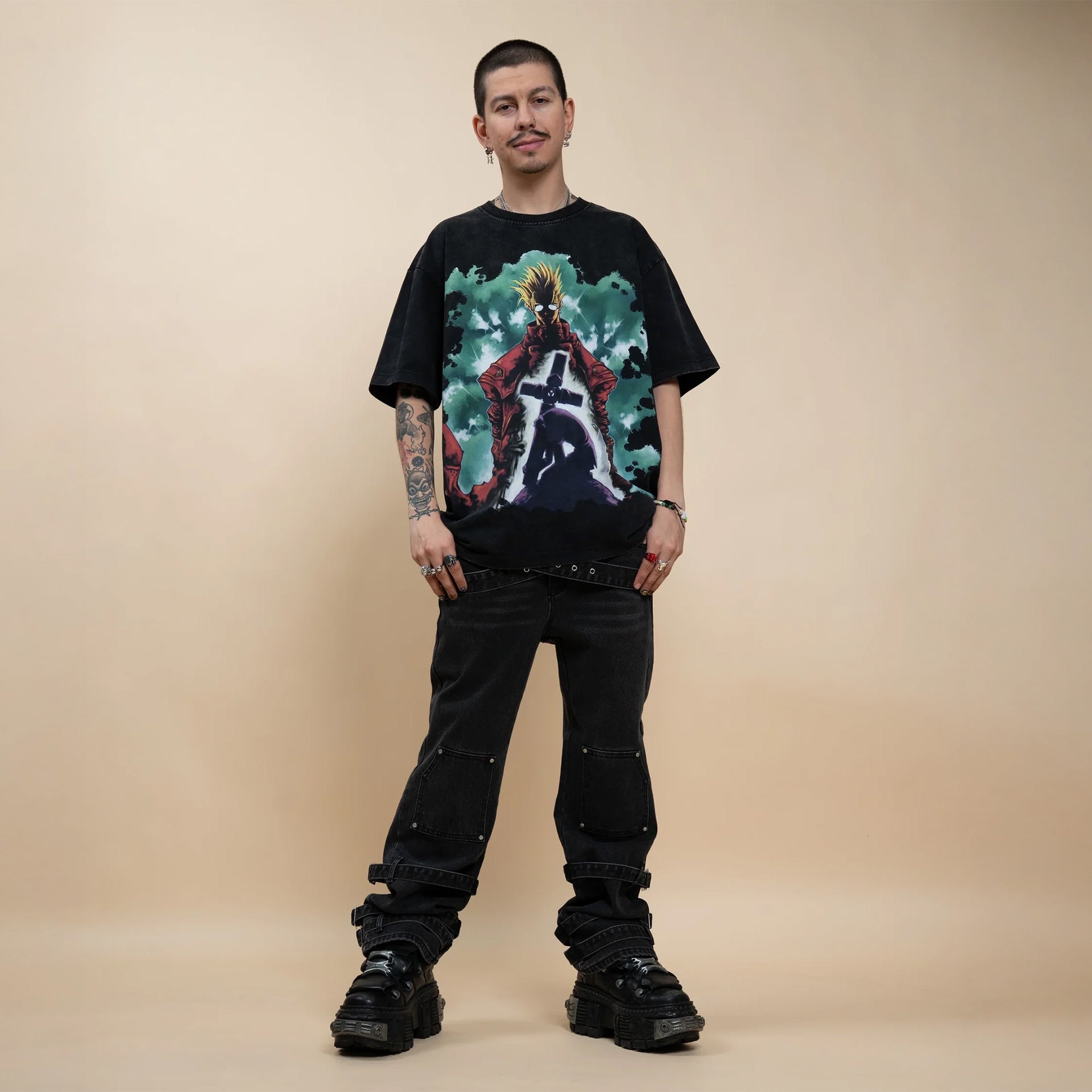 Trigun Steady Hands Tee