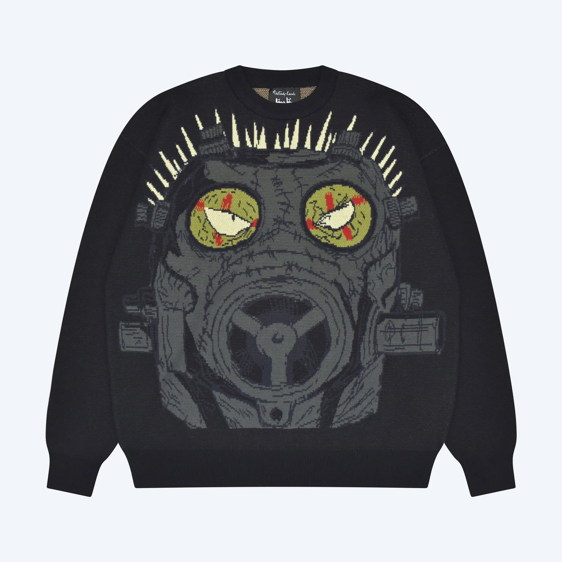 Dorohedoro Caiman Mask Steady Hands Sweater