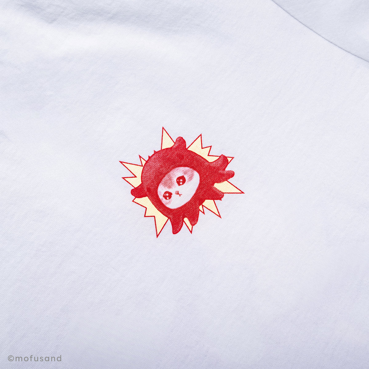 Mofusand Octopus White Boxy Tee