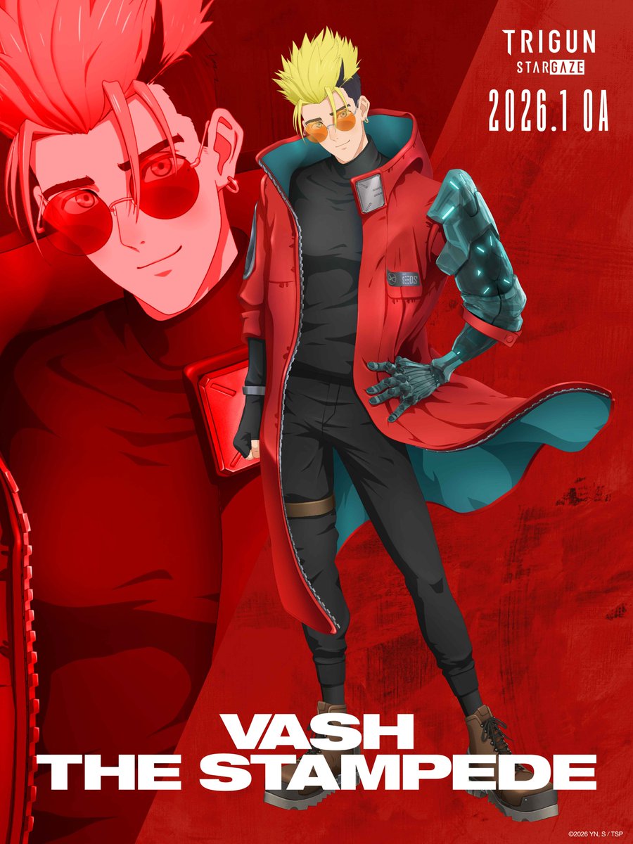 TRIGUN STARGAZE Premieres January 2026 – TOHO animation Store | US