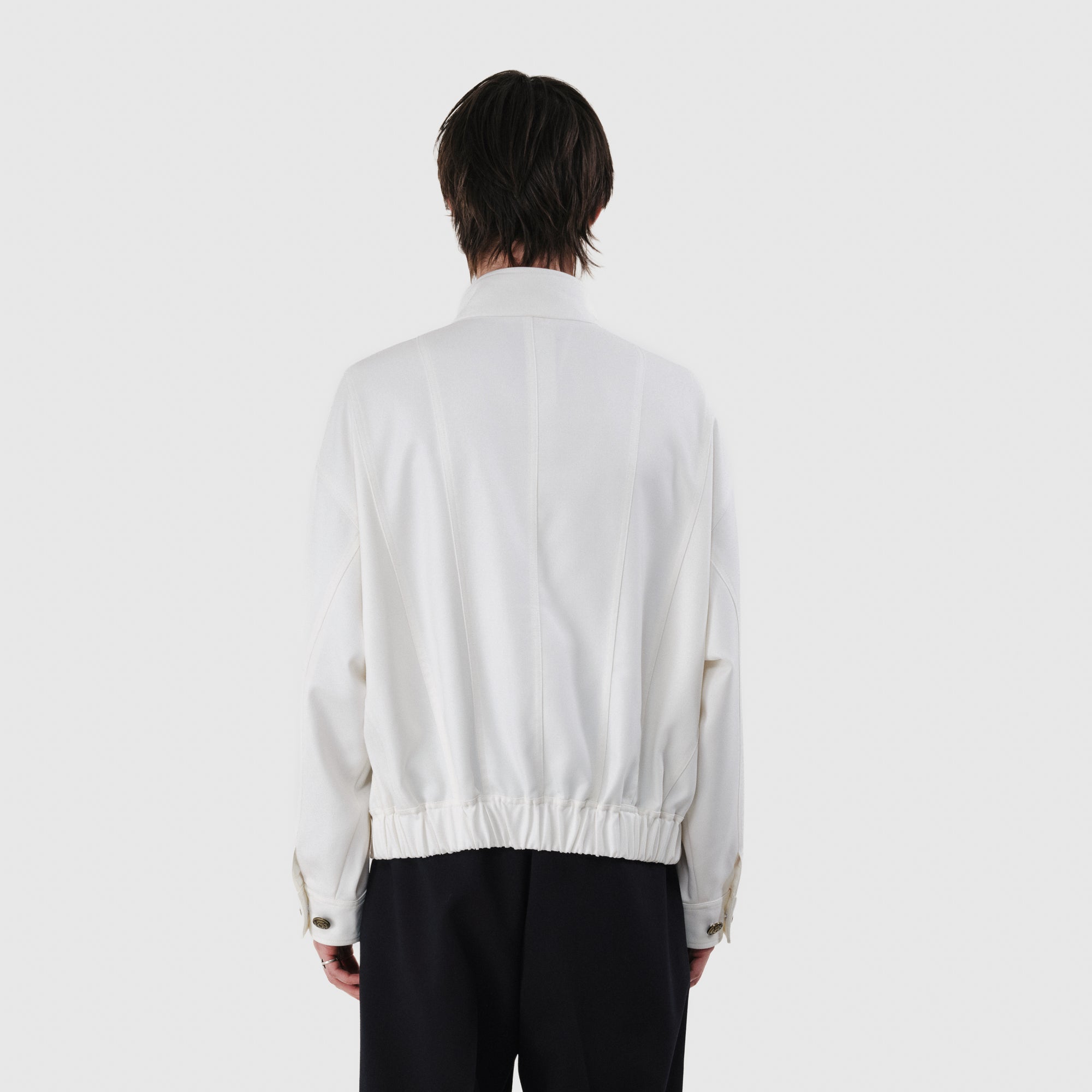 JUJUTSU KAISEN Subtitle White Uniform Bomber Jacket – TOHO