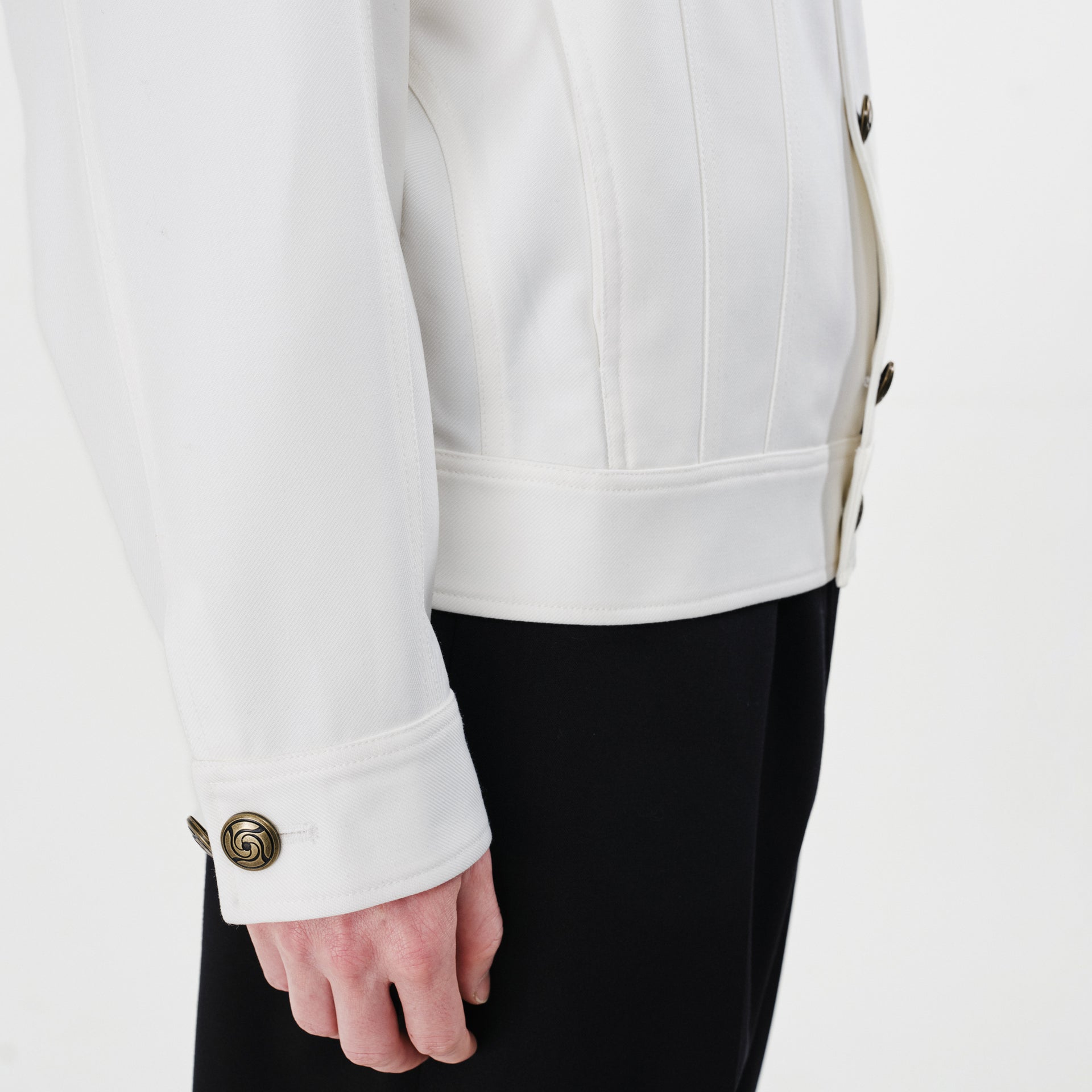 JUJUTSU KAISEN Subtitle White Uniform Bomber Jacket