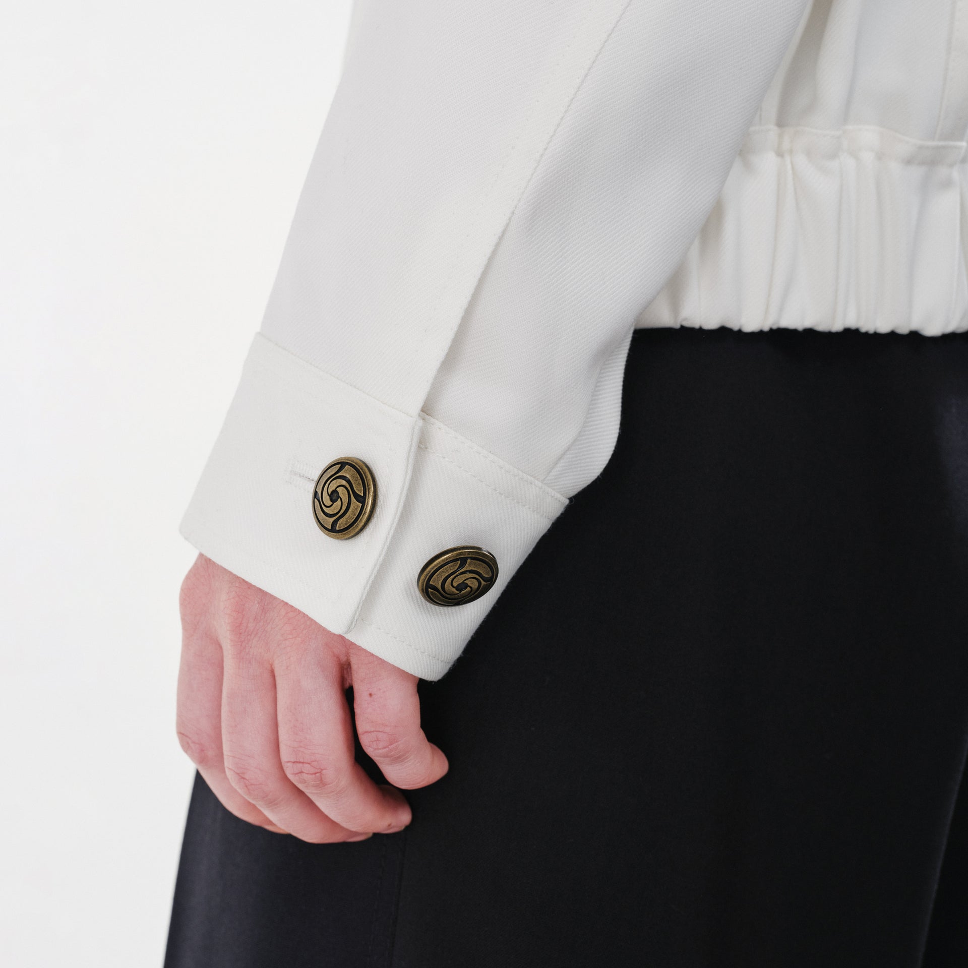 JUJUTSU KAISEN Subtitle White Uniform Bomber Jacket