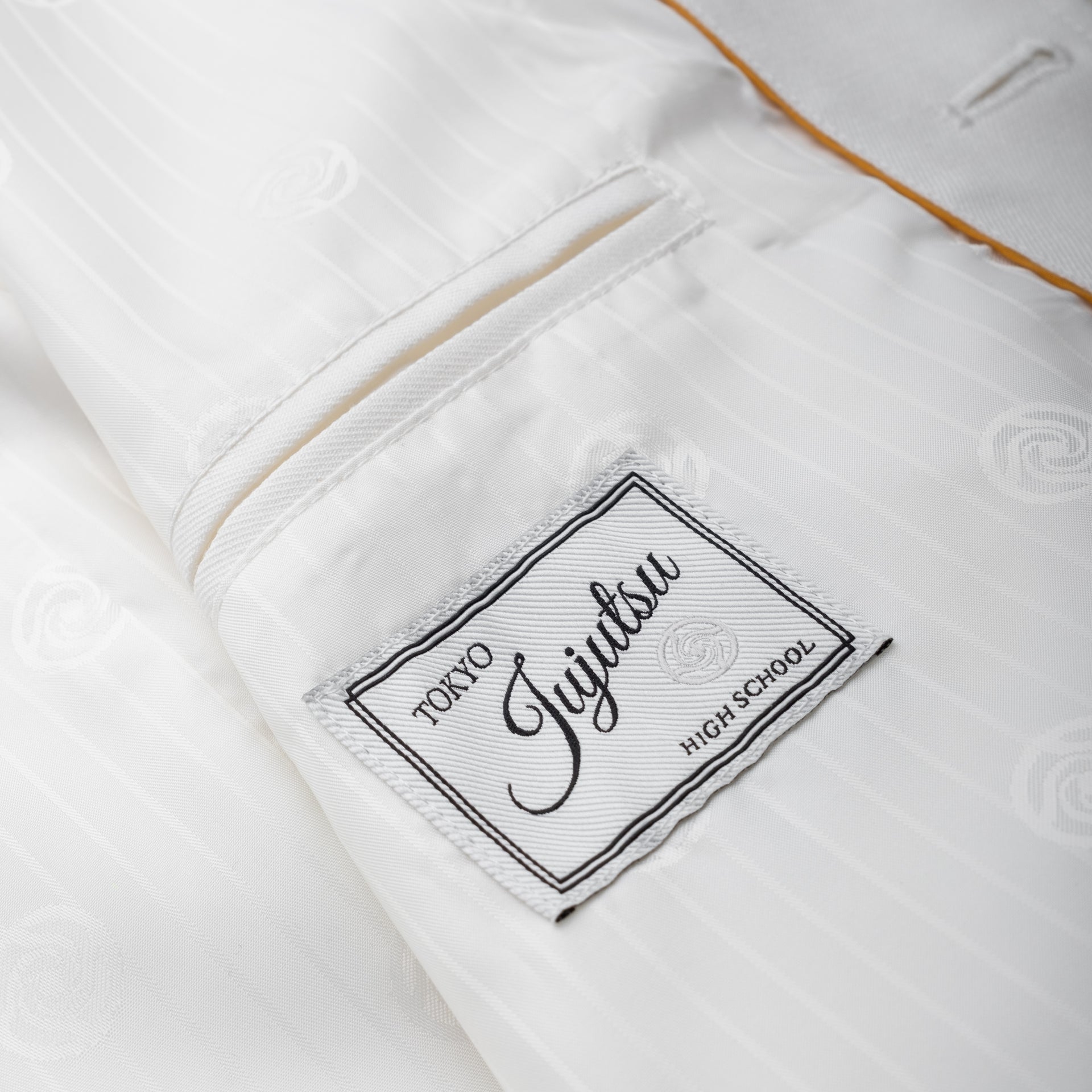 JUJUTSU KAISEN Subtitle White Uniform Bomber Jacket