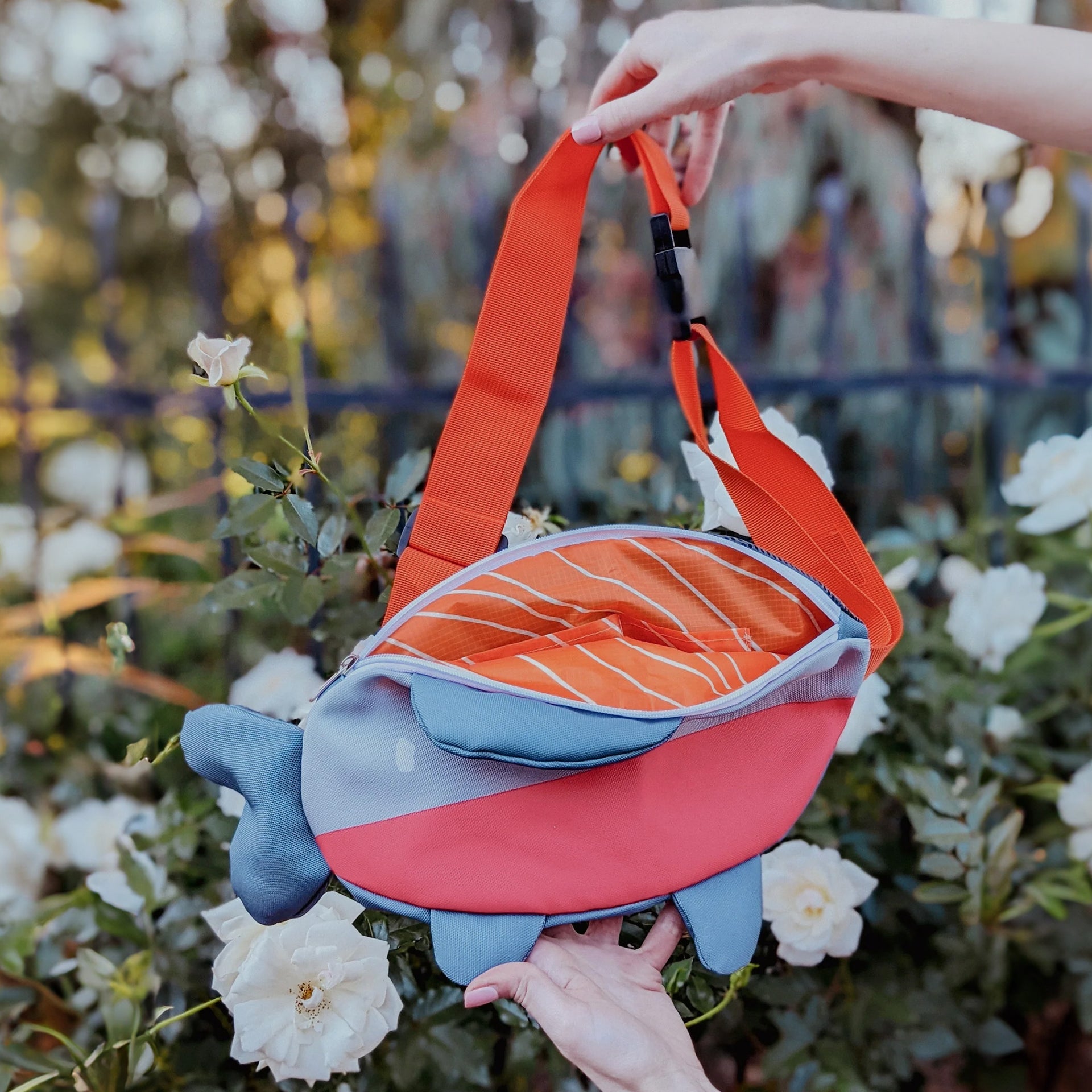 ohmonah Salmon Crossbody Bag