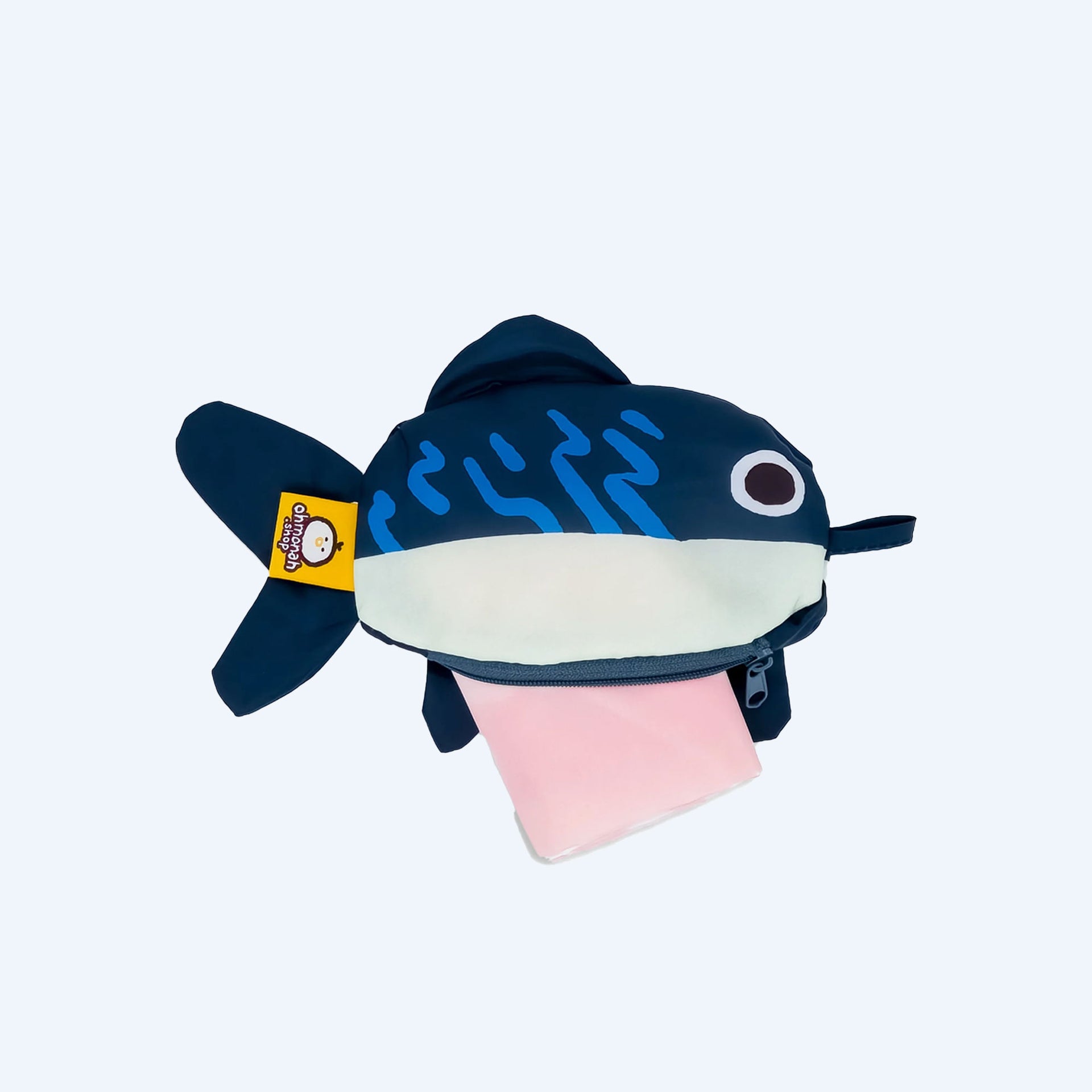 ohmonah Mackerel Reusable Shopper Bag