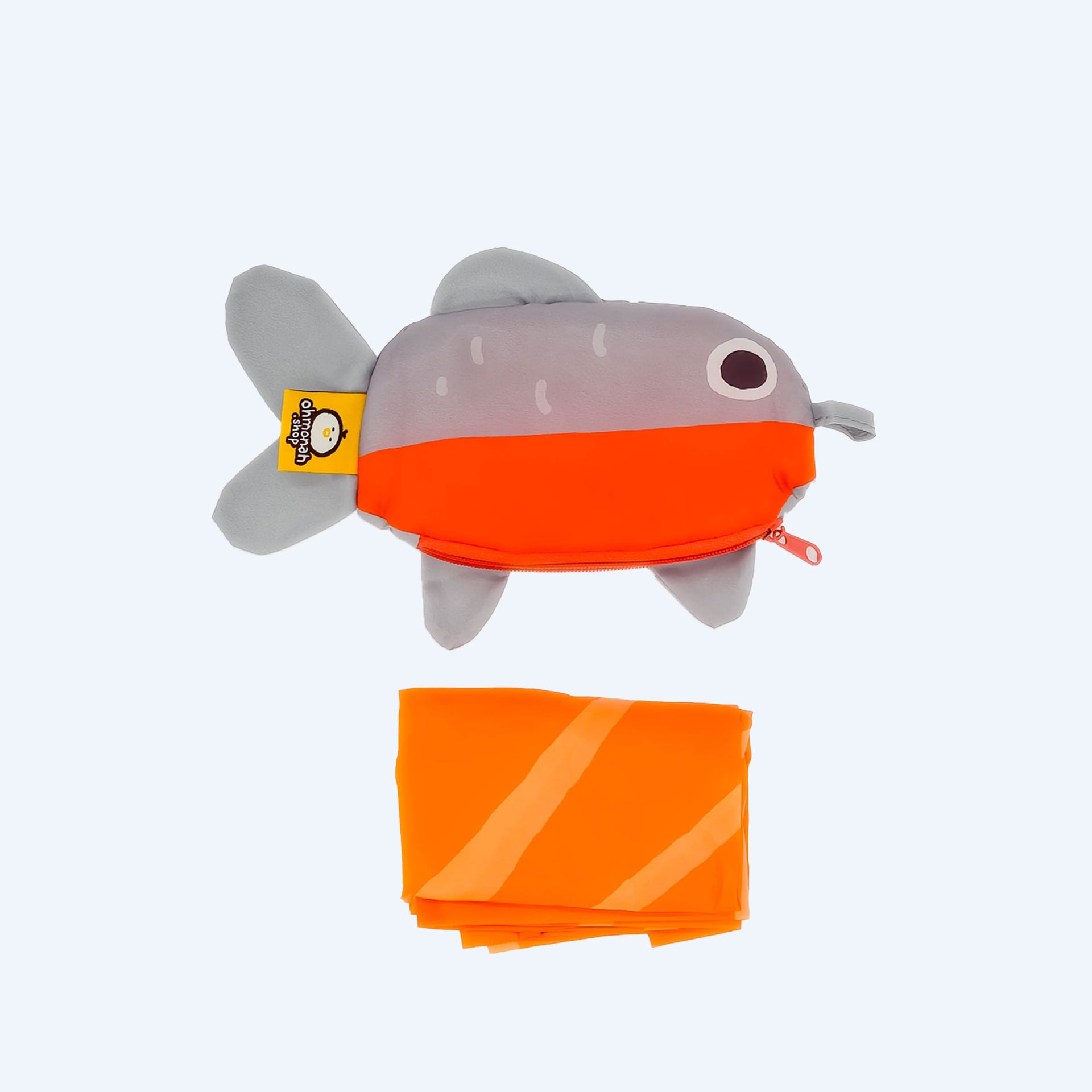 ohmonah Salmon Reusable Shopper Bag